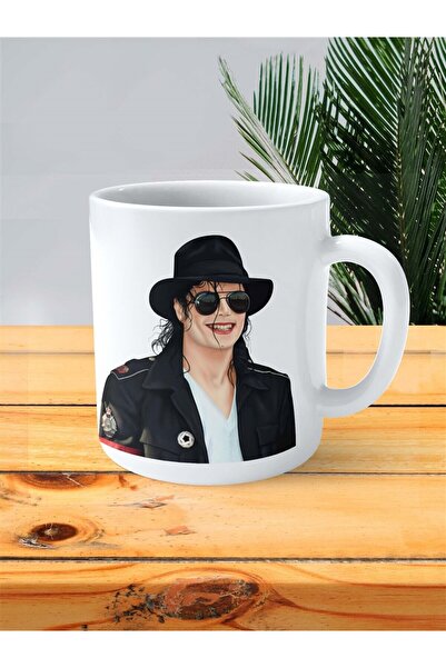 ART HEDİYE Michael Jackson Baskılı Kupa Bardak Kişiye Özel Model 3
