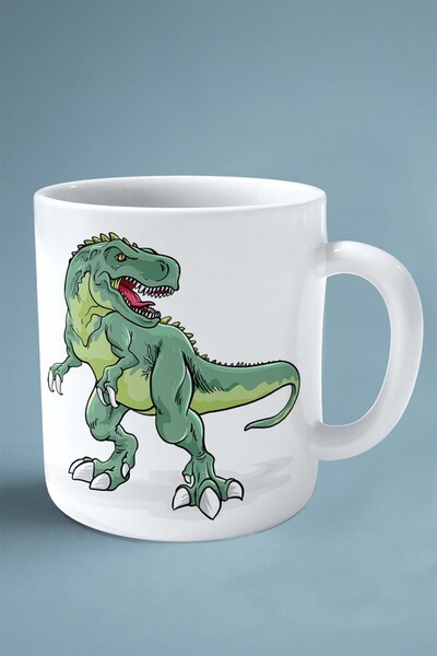 ART HEDİYE dinazor trex baskılı kupa bardak çift taraflı kişiye özel model 11