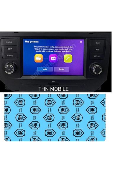 THN MOBILE Seat Arona Multimedia Flexible Nano Unbreakable Screen Protector (2018-2019-2020 Model)