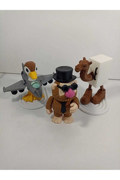 smilechild Bombardini Gusini Frigo Camelo and Mateo Brainrot Figure Toy Tung Tung Tung Sahur Family