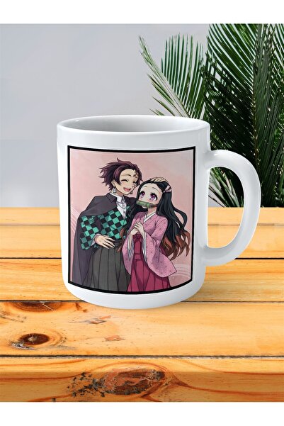 ART HEDİYE كوب مطبوع عليه Demon Slayer Kimetsu no Yaiba موديل 5