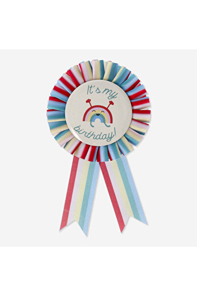 Flying Tiger Copenhagen Gökkuşağı Doğum Günü Rozeti