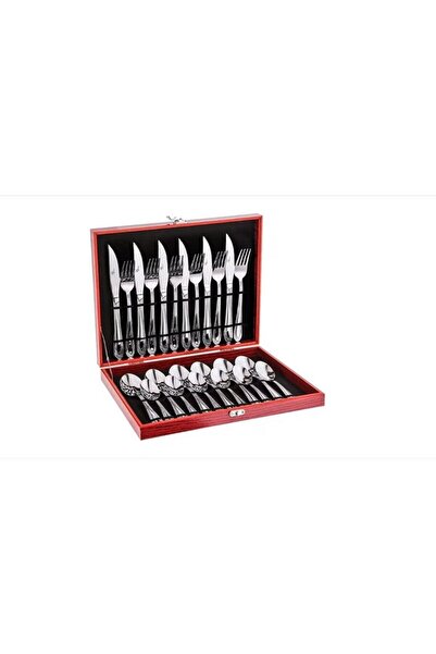 E EFRALL Set 24 tacamuri diplomat inox cu model