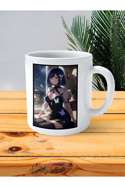 ART HEDİYE ثوب نوم أكاني كوروكاوا مطبوع عليه كوب أوشي نو كو