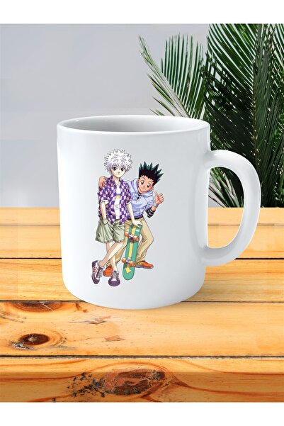 ART HEDİYE كأس مطبوع من Hunter x Hunter بتصميم Killua Zoldyck و لوح تزلج