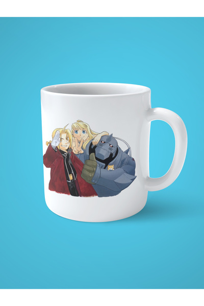 ART HEDİYE صورة زجاجية مطبوعة من Fullmetal Alchemist Brotherhood
