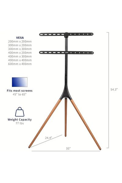DEC13 Tripod rotating monitor stand