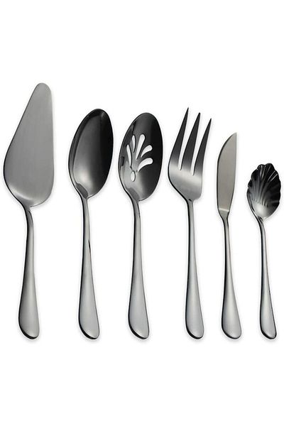 Berglander Cutlery set, 6 pieces, 18/0 stainless steel, CTWSBST6 Black