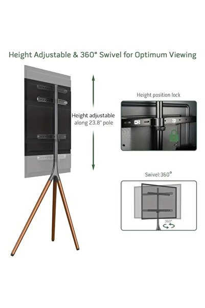 DEC13 Tripod rotating monitor stand