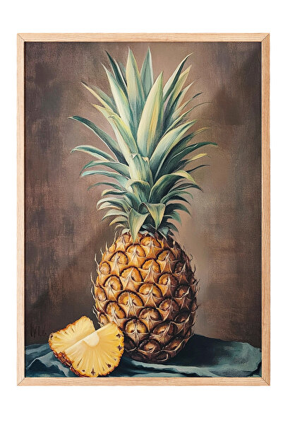 Zestia Εικόνα με ξύλινο πλαίσιο, Πορτρέτο Γυναίκας με Ηλιοτρόπια, Διακοσμητικ...