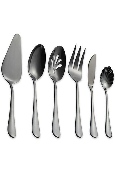 Berglander Cutlery set, 6 pieces, 18/0 stainless steel, CTWSBST6 Black