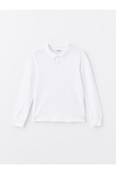 LC Waikiki Tricou pentru băiat de bază cu guler polo, pachet de 2