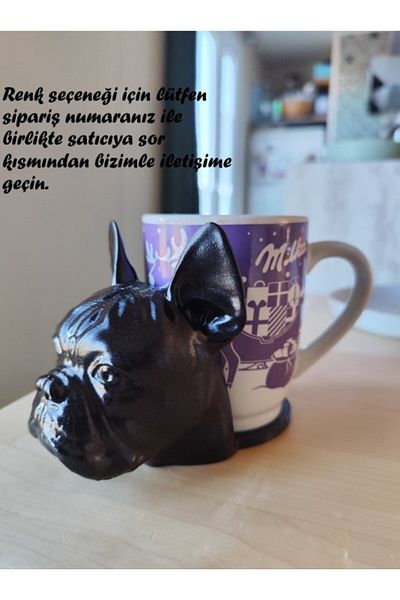genomera French Bulldog Head Coaster
