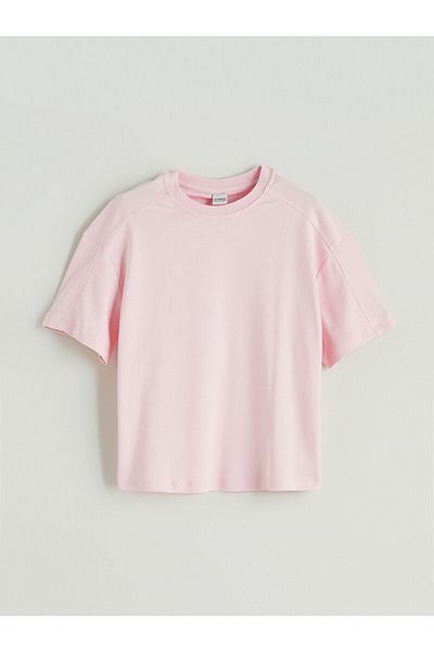 LC Waikiki Crew Neck Girls T-Shirt and Shorts
