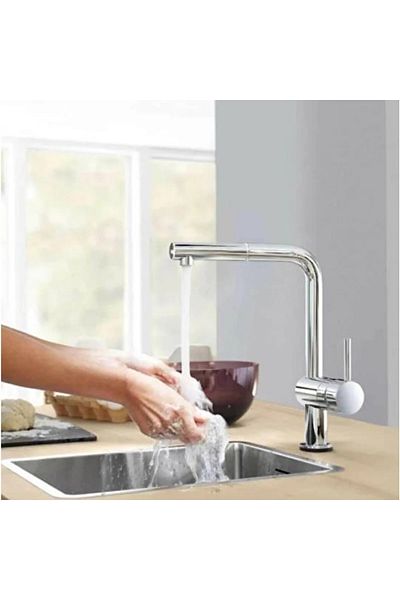 Grohe Minta Single Controlled Spiral Sink Faucet -32168000