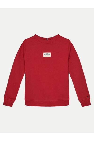 Tommy Hilfiger Αγορίστικο Φούτερ KB0KB09315 Κόκκινο