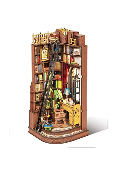 Rolife 3D Puzzle, DIY House, Quiet Library Corner, 196 pieces