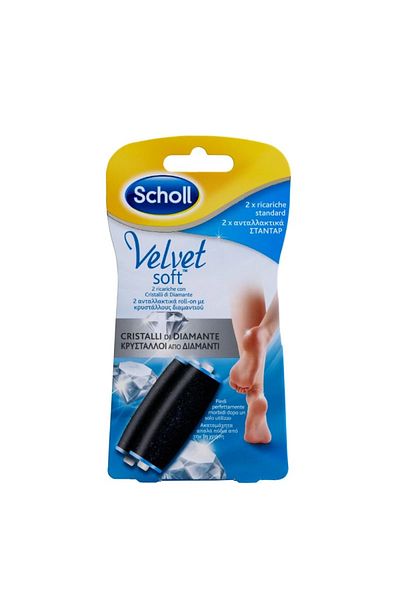SCHÖLL Set de 2 pile electrice Scholl Velvet Soft cu cristale de diamant