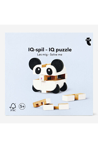 Flying Tiger Copenhagen Panda Şeklinde Ahşap 3D Yapboz