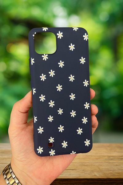 Vip Case Realme C11 - حافظة مطاطية كلاسيكية ممتصة للصدمات من السيليكون بنمط MINI DAISY277