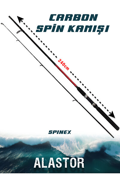 ALASTOR Spinex Spin Olta Kamışı At Çek Olta Kamışı Spin Oltası Karbon Olta 10-40