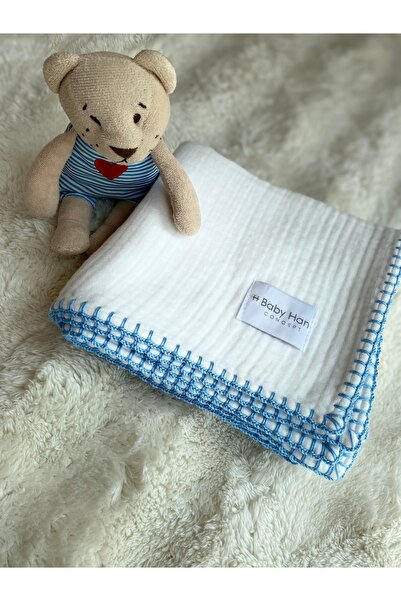 BABY HAN CONCEPT غطاء موسلين 4 طبقات 100×100 سم للأطفال والرضع متعدد الأغراض ...