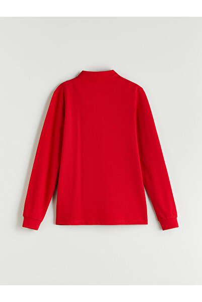 LC Waikiki New Season Polo Neck Long Sleeve Girl's T-Shirt