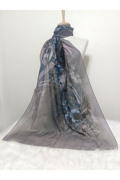 istanbul prensesleri Patterned Chiffon Shawl 185 X 70 cm