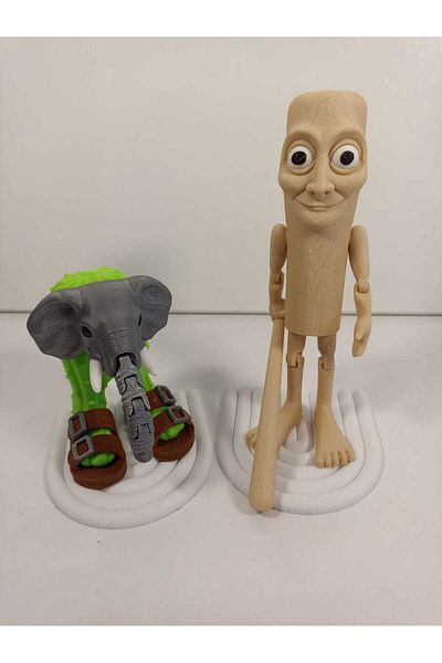 smilechild Tung Tung Tung Sahur and Lirili Larila Figure Characters Toy
