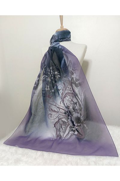 istanbul prensesleri Patterned Chiffon Shawl 185 X 70 cm