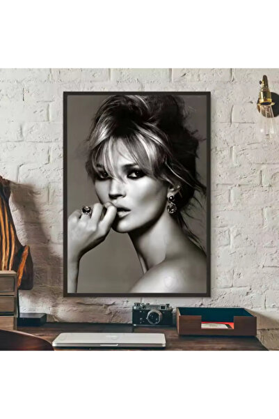 512 STORE Kate Moss 1974 Estetik Moda İkon Duvar Dekor Modern Çerçevesiz Poster
