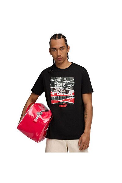 Puma Graphıc Tee Siyah Erkek T-Shirt 688041-01