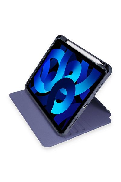 Nezih Case Apple iPad 10.2 /10.5 (7Th 8. 9Th Generation) 2020/2021 Compatible 360 ​​Rotatable Pen Compartment Case