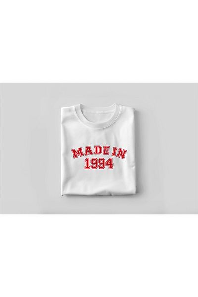 YEACHY Women Made in 1994 Printed T-Shirt