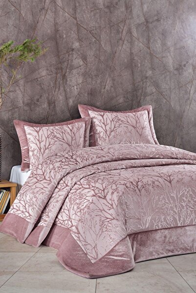 Elart طقم مفرش سرير لوح مزدوج مملوء بالألياف مخملي ربيعي مجفف