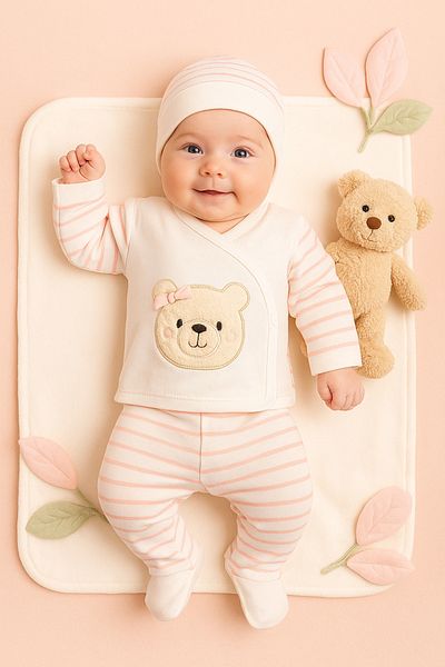 Ozz Baby Baby & Newborn Animal Theme 10-Piece Hospital Exit & Zibin Set