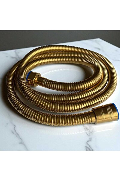 YAPI KALİTE Gold Renkli Spiral Duş Hortumu (1,50 MT)