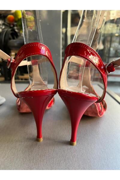 bitangosu Red Patent Leather Mirada Model 13 Pont(8.5 cm) Tango, Dance and Salon Shoes