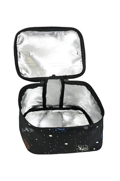 MASTER PACK Patterned 3-Piece Orthopedic School Bag Set School Bag Thermal Lunch Bag Pen Holder