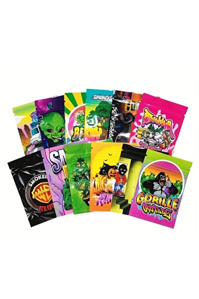 Types Gorille çıtçıtlı poşet 100 adet 7×10 cm