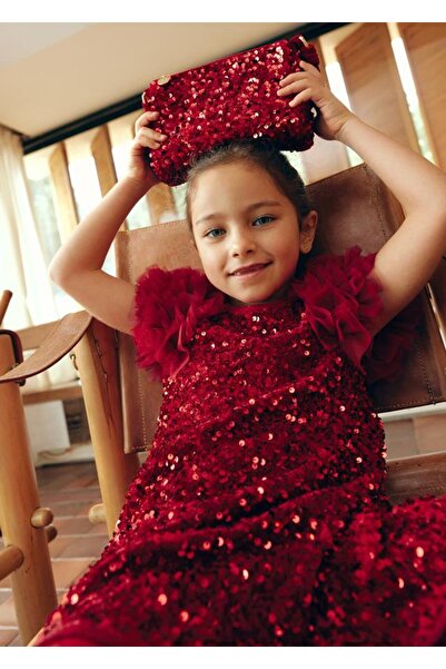 MAYORAL Abel&Lula Girl's Sequin Velvet Bag