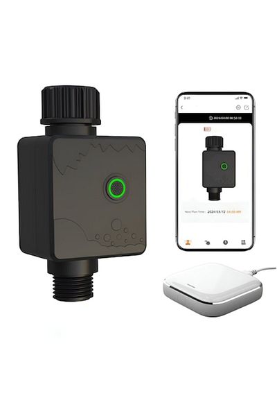 VENTLEX Smart Irrigation Programmer 1 Zone, Manual or App Control, Black