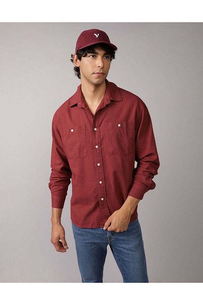 AMERICAN EAGLE AE Relaxed Fit Everyday Shirt