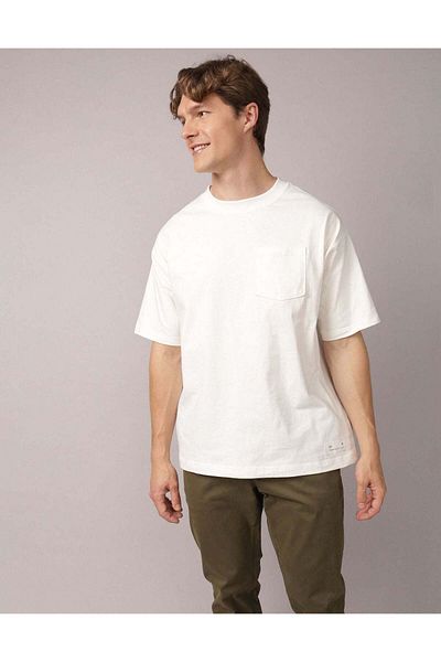 AMERICAN EAGLE Oversized Crewneck T-Shirt