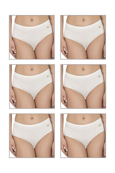 Talya 6 Pack Women's Cotton Modal Stretchy Soft High Waist Bato Panties