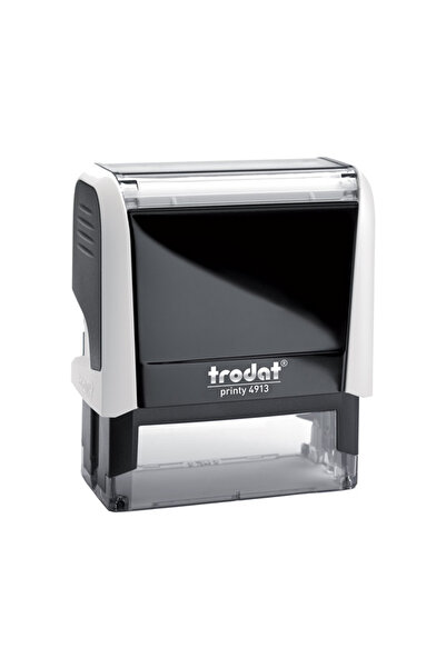 Trodat ختم قياسي أوتوماتيكي 58 × 22 علبة مختلطة باللون الأسود 4913