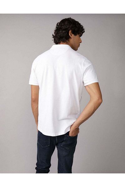 AMERICAN EAGLE قميص بولو جرافيكي من AE