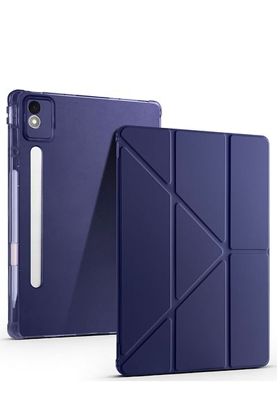 Nezih Case Lenovo Idea Tab Pro 12.7” Tb373Fu Compatible Tri Folding Smart Case with Pen Compartment and Sleep Mode