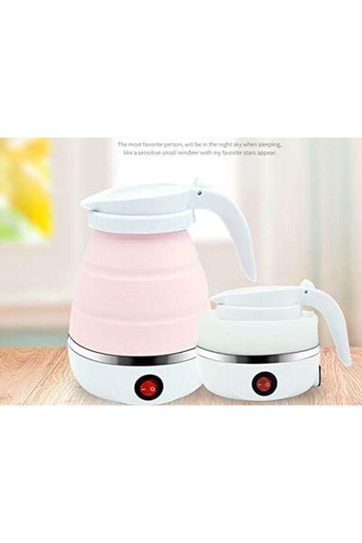 Twinkle Mart Foldable Electric Kettle, Collapsible Water Boiler For Coffee Tea with Dual Voltage 110-220V