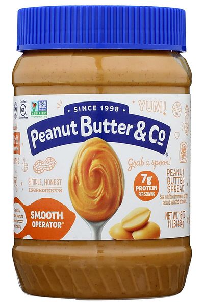 Peanut All Natural Butter & Co. Smooth Operator Net Wt. 16 Oz (1LB) 454g